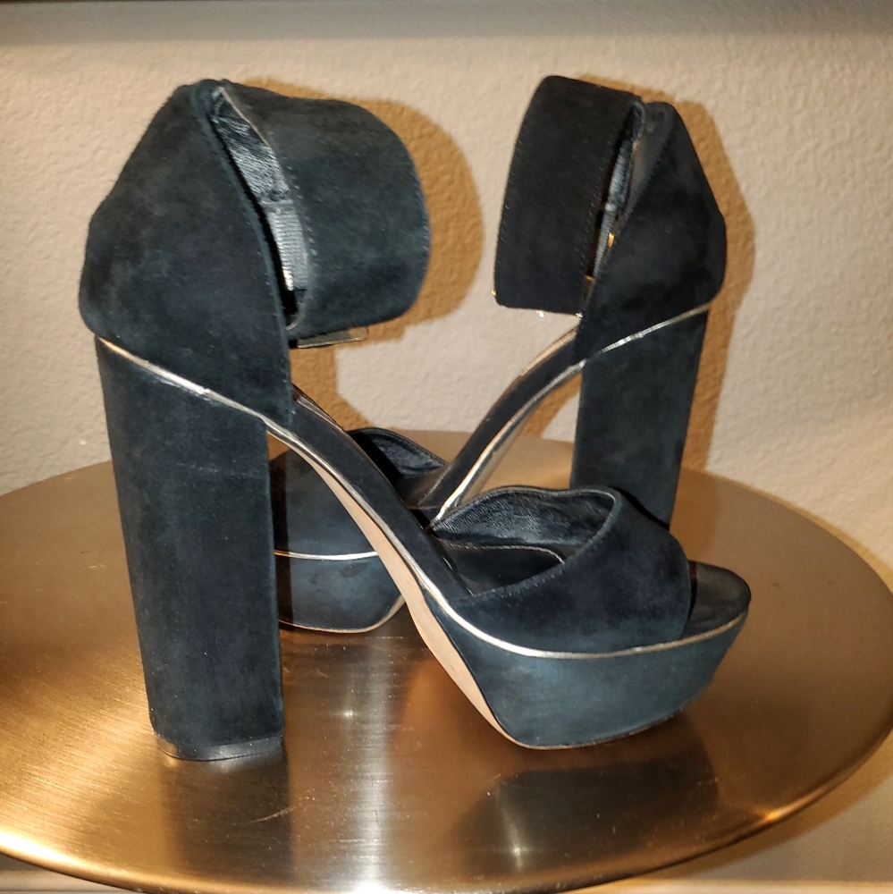Steve madden platform block heel